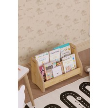 Özgürce Çocuklar Için 2 Katlı Minik Zemin Kitaplığı, Güvenli ve Şık Tasarım