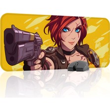 mousepad bastir Borderlands Kaymaz Dikişli Kauçuk Oyuncu Mousepad V5 - 70X30 Xl Gaming Mouse Pad Fare Altlığı