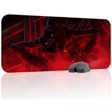 mousepad bastir Poppy Playtime Kaymaz Dikişli Kauçuk Oyuncu Mousepad V5 - 70X30 Xl Gaming Mouse Pad Fare Altlığı
