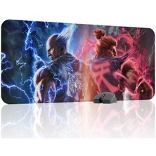 mousepad bastir Tekken Kaymaz Dikişli Kauçuk Oyuncu Mousepad V4 - 90X40 Xxl Gaming Mouse Pad Fare Altlığı