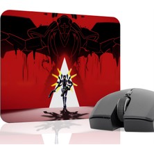 mousepad bastir Ultrakill Kaymaz Dikişli Kauçuk Oyuncu Mousepad V5 - 22X18 Gaming Mouse Pad Fare Altlığı