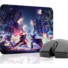 mousepad bastir Tekken Kaymaz Dikişli Kauçuk Oyuncu Mousepad V1 - 22X18 Gaming Mouse Pad Fare Altlığı
