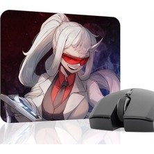mousepad bastir Helltaker Kaymaz Dikişli Kauçuk Oyuncu Mousepad V5 - 22X18 Gaming Mouse Pad Fare Altlığı