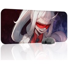 mousepad bastir Helltaker Kaymaz Dikişli Kauçuk Oyuncu Mousepad V5 - 70X30 Xl Gaming Mouse Pad Fare Altlığı