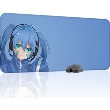 mousepad bastir Kagerou Project Kaymaz Dikişli Kauçuk Oyuncu Mousepad V3 - 90X40 Xxl Gaming Mouse Pad Fare Altlığı