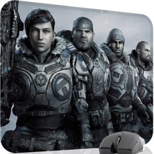 mousepad bastir Gears Of War Kaymaz Dikişli Kauçuk Oyuncu Mousepad V5 - 48X40 Xl Gaming Mouse Pad Fare Altlığı