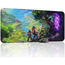 mousepad bastir Hytale Kaymaz Dikişli Kauçuk Oyuncu Mousepad V1 - 90X40 Xxl Gaming Mouse Pad Fare Altlığı