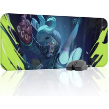 mousepad bastir Cyberpunk Edgerunners Kaymaz Dikişli Kauçuk Oyuncu Mousepad V4 - 70X30 Xl Gaming Mouse Pad Fare Altlığı