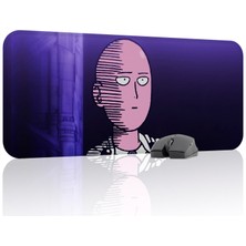 mousepad bastir One Punch Man Kaymaz Dikişli Kauçuk Oyuncu Mousepad V1 - 70X30 Xl Gaming Mouse Pad Fare Altlığı