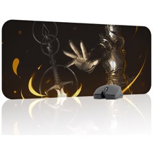 mousepad bastir Demon's Souls Kaymaz Dikişli Kauçuk Oyuncu Mousepad V3 - 70X30 Xl Gaming Mouse Pad Fare Altlığı