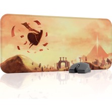 mousepad bastir Journey Kaymaz Dikişli Kauçuk Oyuncu Mousepad V4 - 70X30 Xl Gaming Mouse Pad Fare Altlığı