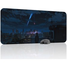 mousepad bastir Kimi No Na Wa Kaymaz Dikişli Kauçuk Oyuncu Mousepad V1 - 90X40 Xxl Gaming Mouse Pad Fare Altlığı