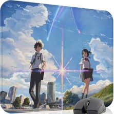 mousepad bastir Kimi No Na Wa Kaymaz Dikişli Kauçuk Oyuncu Mousepad V5 - 48X40 Xl Gaming Mouse Pad Fare Altlığı
