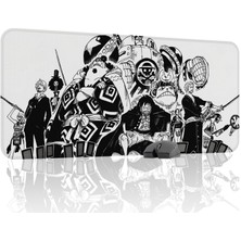 mousepad bastir One Piece Kaymaz Dikişli Kauçuk Oyuncu Mousepad V4 - 90X40 Xxl Gaming Mouse Pad Fare Altlığı