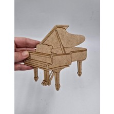 Özgürce Ahşap Boyama Müzik Aletleri Serisi No9, Montessori 15 Cm, Eğitici ve Renkli