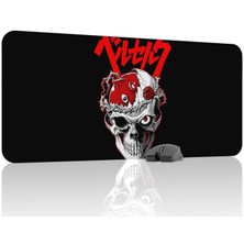 mousepad bastir Berserk Kaymaz Dikişli Kauçuk Oyuncu Mousepad V3 - 90X40 Xxl Gaming Mouse Pad Fare Altlığı