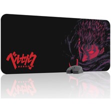 mousepad bastir Berserk Kaymaz Dikişli Kauçuk Oyuncu Mousepad V5 - 90X40 Xxl Gaming Mouse Pad Fare Altlığı