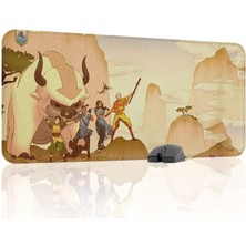 mousepad bastir Avatar Son Hava Bükücü Kaymaz Dikişli Kauçuk Oyuncu Mousepad V3 - 90X40 Xxl Gaming Mouse Pad Fare Altlığı
