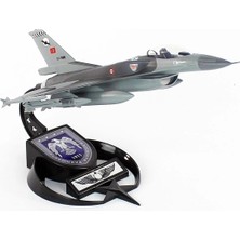 Akba Model Akbamodel 1/48 Ölçek, F-16 Block 50+ Yarasa Filo Savaş Uçağı, Sergilemeye Hazır Standlı Model