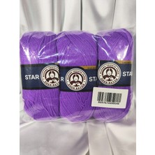 Ören Bayan Star Mor El Örgü Ipi (3 Adet) - Renk: 059