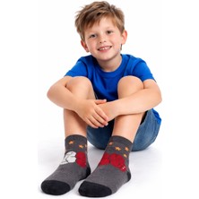 Gigi Giyim Boks Eldiven Detaylı Erkek Çocuk Soket Çorap