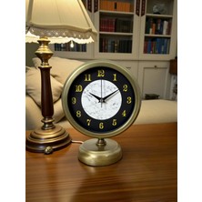 Çetiner Group Antique Aura 25 x 20 cm Eskitme Metal Masa Saati