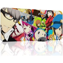 mousepad bastir Persona 4 Kaymaz Dikişli Kauçuk Oyuncu Mousepad V3 - 90X40 Xxl Gaming Mouse Pad Fare Altlığı