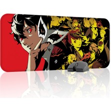 mousepad bastir Persona 5 Kaymaz Dikişli Kauçuk Oyuncu Mousepad V1 - 70X30 Xl Gaming Mouse Pad Fare Altlığı