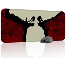 mousepad bastir Yakuza Kaymaz Dikişli Kauçuk Oyuncu Mousepad V1 - 70X30 Xl Gaming Mouse Pad Fare Altlığı