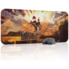 mousepad bastir Disco Elysium Kaymaz Dikişli Kauçuk Oyuncu Mousepad V2 - 70X30 Xl Gaming Mouse Pad Fare Altlığı