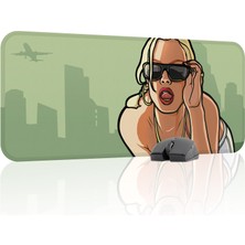 mousepad bastir Gta San Andreas Kaymaz Dikişli Kauçuk Oyuncu Mousepad V2 - 70X30 Xl Gaming Mouse Pad Fare Altlığı