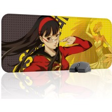 mousepad bastir Persona 4 Kaymaz Dikişli Kauçuk Oyuncu Mousepad V4 - 70X30 Xl Gaming Mouse Pad Fare Altlığı