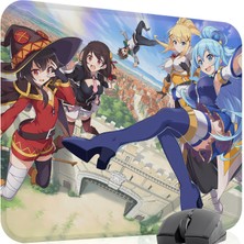 mousepad bastir Konosuba Kaymaz Dikişli Kauçuk Oyuncu Mousepad V2 - 48X40 Xl Gaming Mouse Pad Fare Altlığı