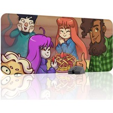 mousepad bastir Celeste Kaymaz Dikişli Kauçuk Oyuncu Mousepad V3 - 90X40 Xxl Gaming Mouse Pad Fare Altlığı