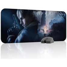 mousepad bastir Resident Evil Kaymaz Dikişli Kauçuk Oyuncu Mousepad V1 - 70X30 Xl Gaming Mouse Pad Fare Altlığı