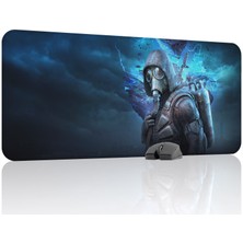 mousepad bastir Stalker Kaymaz Dikişli Kauçuk Oyuncu Mousepad V1 - 90X40 Xxl Gaming Mouse Pad Fare Altlığı