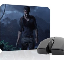 mousepad bastir Uncharted Kaymaz Dikişli Kauçuk Oyuncu Mousepad V2 - 22X18 Gaming Mouse Pad Fare Altlığı