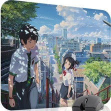mousepad bastir Kimi No Na Wa Kaymaz Dikişli Kauçuk Oyuncu Mousepad V3 - 48X40 Xl Gaming Mouse Pad Fare Altlığı