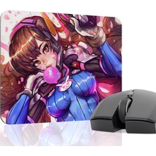 mousepad bastir Overwatch Kaymaz Dikişli Kauçuk Oyuncu Mousepad V3 - 22X18 Gaming Mouse Pad Fare Altlığı