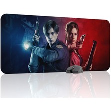 mousepad bastir Resident Evil Kaymaz Dikişli Kauçuk Oyuncu Mousepad V5 - 90X40 Xxl Gaming Mouse Pad Fare Altlığı