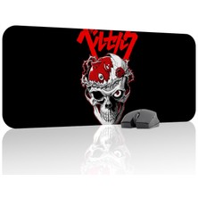 mousepad bastir Berserk Kaymaz Dikişli Kauçuk Oyuncu Mousepad V3 - 70X30 Xl Gaming Mouse Pad Fare Altlığı