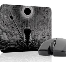 mousepad bastir Berserk Kaymaz Dikişli Kauçuk Oyuncu Mousepad V1 - 22X18 Gaming Mouse Pad Fare Altlığı