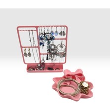 Çiçek Tasarım Sanatları Takı Standı Ev Ofis Dekorasyon Kolye Küpe Düzenleyici Saklama Standı