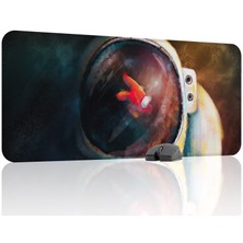 mousepad bastir Among Us Kaymaz Dikişli Kauçuk Oyuncu Mousepad V3 - 90X40 Xxl Gaming Mouse Pad Fare Altlığı