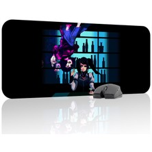 mousepad bastir Va-11 Hall-A Kaymaz Dikişli Kauçuk Oyuncu Mousepad V1 - 70X30 Xl Gaming Mouse Pad Fare Altlığı