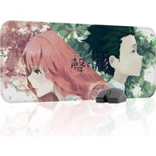 mousepad bastir Koe No Katachi Kaymaz Dikişli Kauçuk Oyuncu Mousepad V1 - 70X30 Xl Gaming Mouse Pad Fare Altlığı