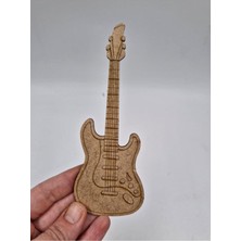 Özgürce 10 Adet Ahşap Boyama Müzik Aletleri Serisi No3, Montessori, 15 cm