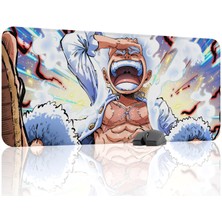 mousepad bastir One Piece Kaymaz Dikişli Kauçuk Oyuncu Mousepad V1 - 90X40 Xxl Gaming Mouse Pad Fare Altlığı