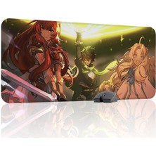 mousepad bastir The Rising Of The Shield Hero Kaymaz Dikişli Kauçuk Oyuncu Mousepad V5 - 90X40 Xxl Gaming Mouse Pad Fare Altlığı