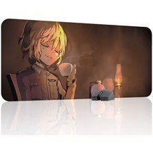 mousepad bastir Youjo Senki Kaymaz Dikişli Kauçuk Oyuncu Mousepad V5 - 90X40 Xxl Gaming Mouse Pad Fare Altlığı